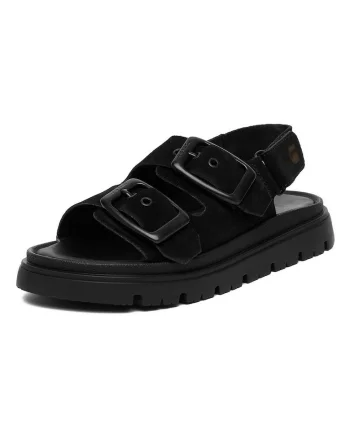 Sandale dama,  piele, negru
