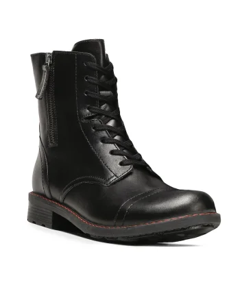 Ghete elegante,  piele naturala, negru, fermoar, pentru femei