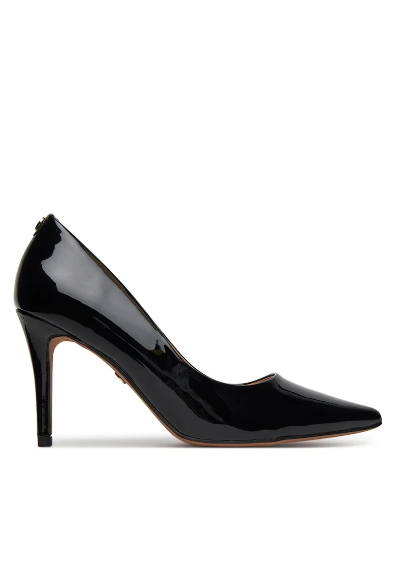 Pantofi dama,  stiletto, negru, material sintetic