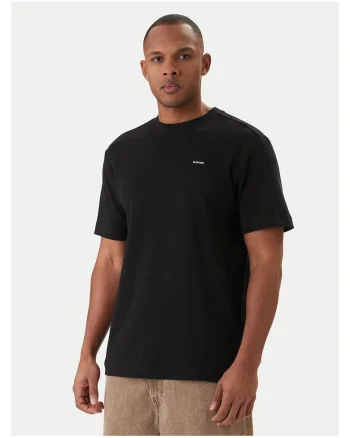 Tricou de barbati,  din bumbac organic, negru