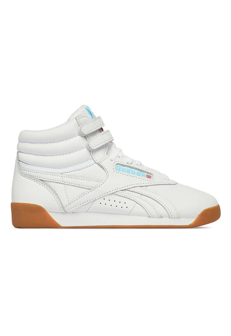 Tenisi dama,  piele naturala, alb, inchidere velcro, talpa plata