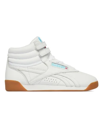 Tenisi dama,  piele naturala, alb, inchidere velcro, talpa plata