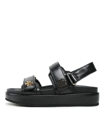 Sandale dama,  piele naturala, negru,