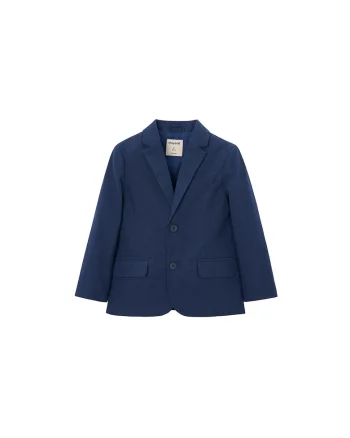 Sacou baieti,  bleumarin, bumbac, 90% bumbac