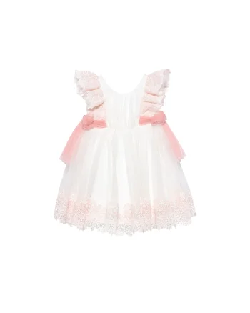 Rochie fete,  eleganta, alb, poliester,