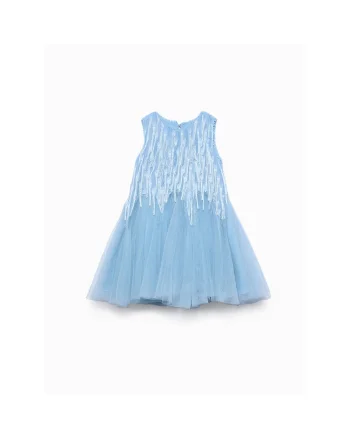 Rochie eleganta  pentru fete, Albastru
