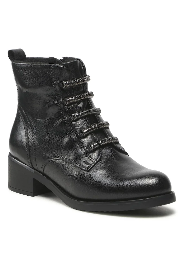 Pantofi dama,  piele naturala, negru,