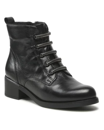 Pantofi dama,  piele naturala, negru,
