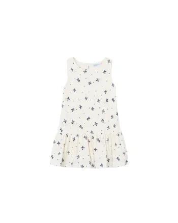 Rochie fete,  ecru, poliester, Ecru
