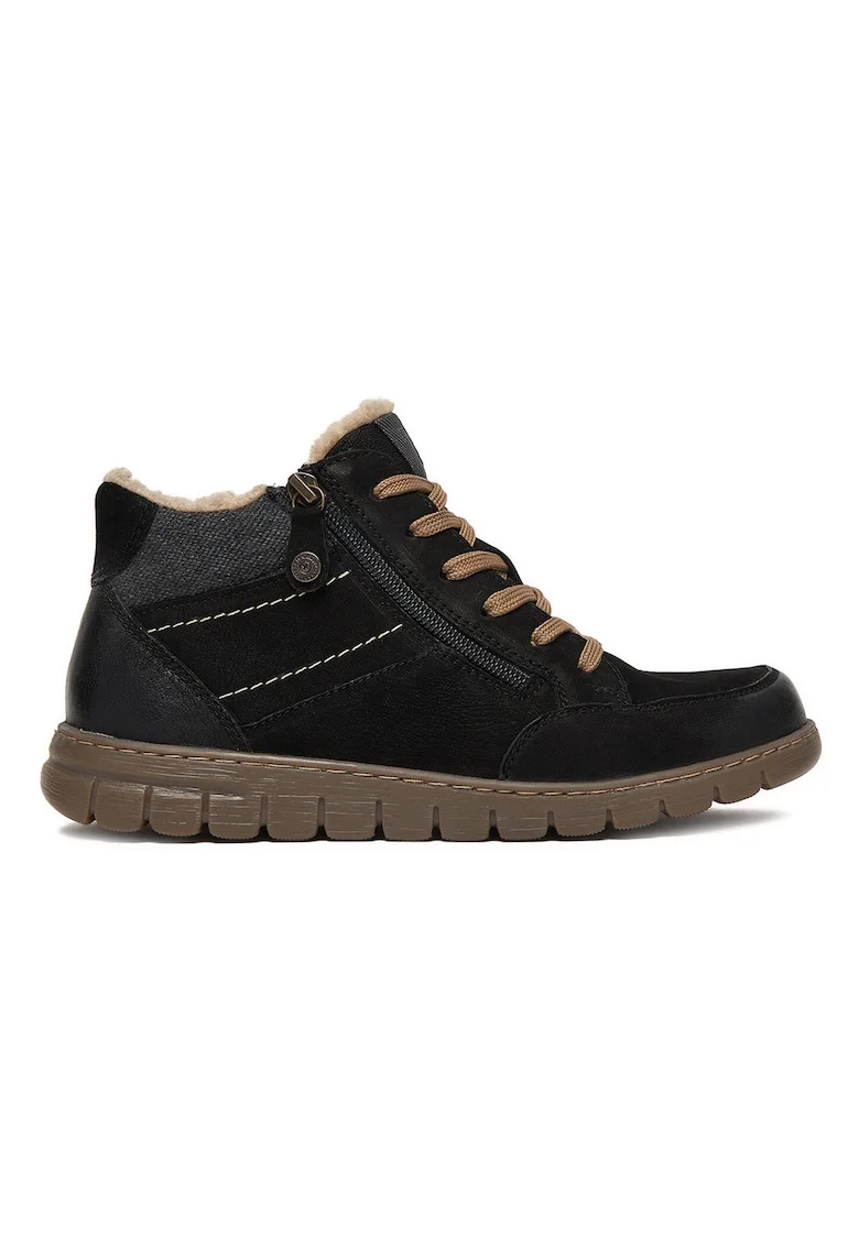 Pantofi dama,  piele naturala, negru,