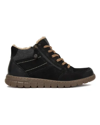 Pantofi dama,  piele naturala, negru,