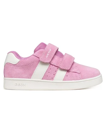 Tenisi copii,  piele naturala/textil, roz, velcro