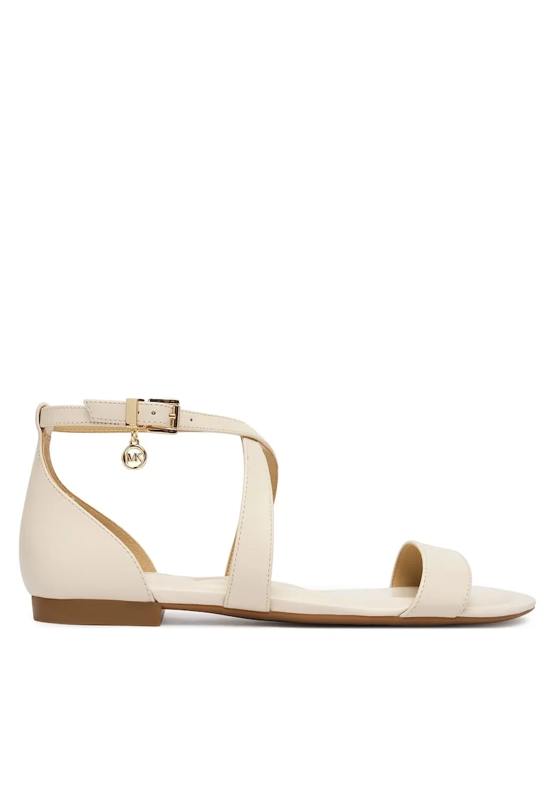Sandale dama,  piele naturala, bej,