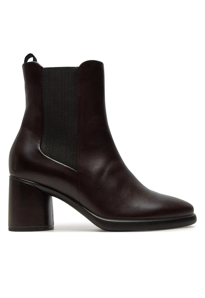 Botine dama,  piele naturala, maro,