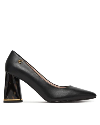Pantofi de dama,  piele naturala, negru,