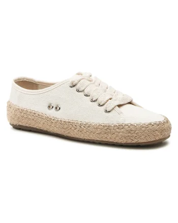 Espadrile femeie,  material sintetic, bej,