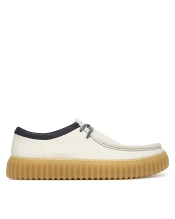 Pantofi barbati,  piele naturala, alb
