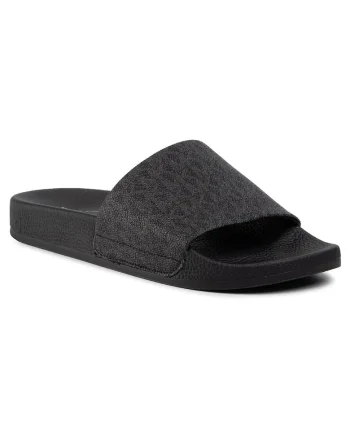 Slapi barbati,  sintetic, negru,