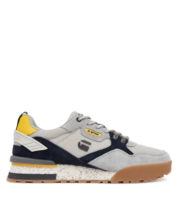 Tenisi barbati, G-Star Raw, piele/textil, gri, confortabili,