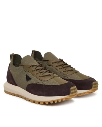 Tenisi barbati EM003739 AF19724,  Piele naturala, Verde
