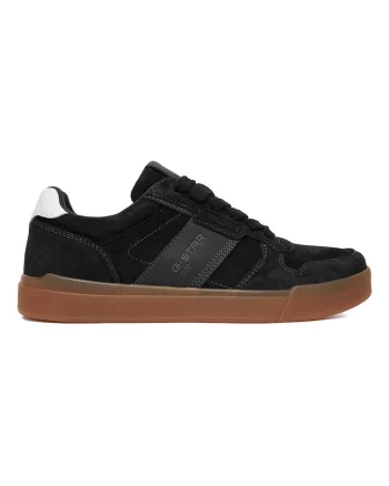 Tenisi barbati,  Piele naturala, Negru,