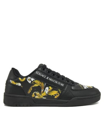 Adidasi barbati,  piele naturala, negru,