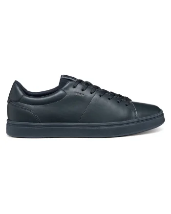 Tenisi barbati,  U65LDD-0009B, piele naturala, albastru