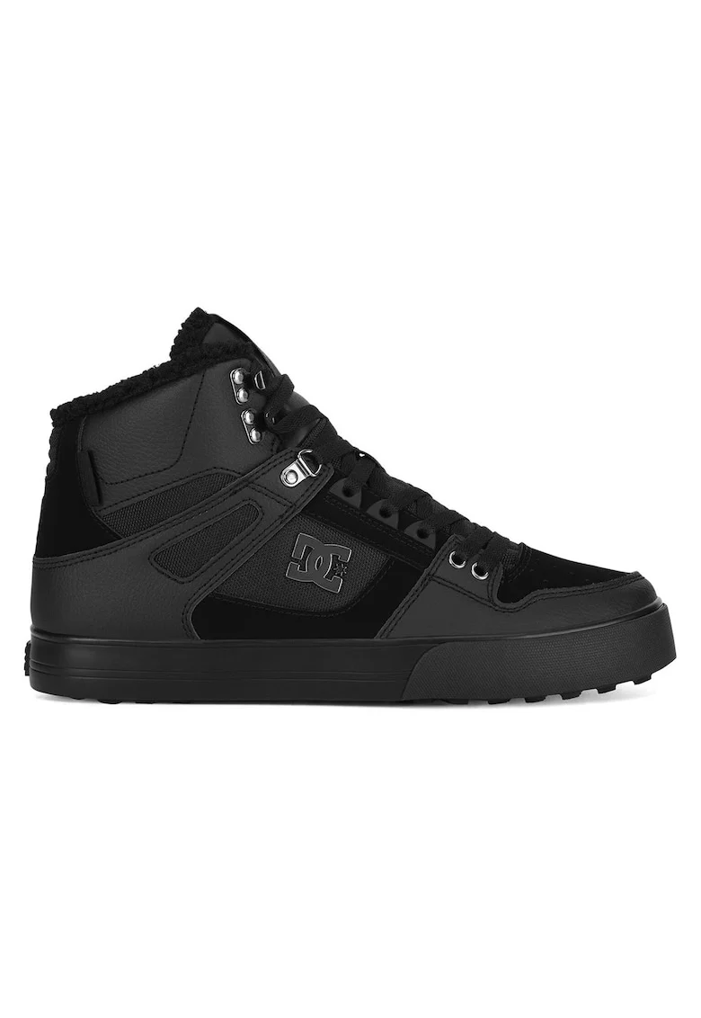 Tenisi barbati,  piele naturala, impermeabili, negru,