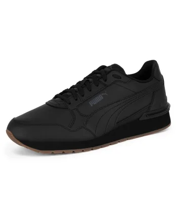 Tenisi barbati,  piele naturala, negru, design sportiv, confort sporit
