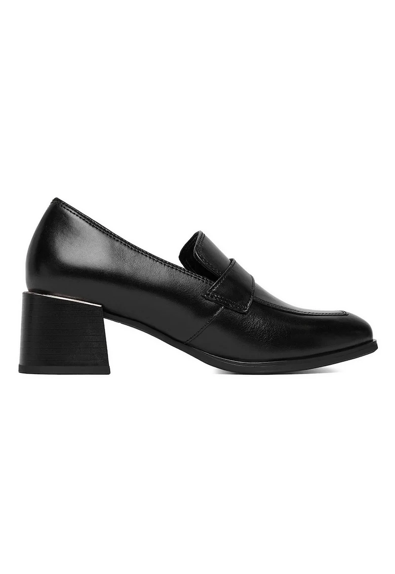 Pantofi dama,  piele naturala, negru,