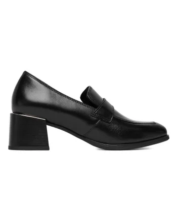 Pantofi dama,  piele naturala, negru,