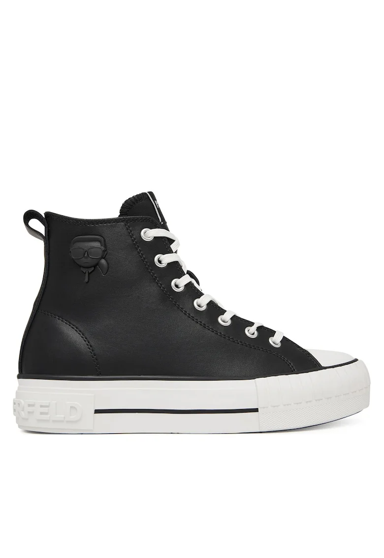 Tenisi dama,  piele naturala, negru,