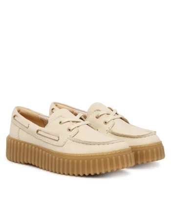 Mocasini dama,  piele naturala, bej,