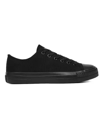 Tenisi pentru barbati,  Textil, Negru