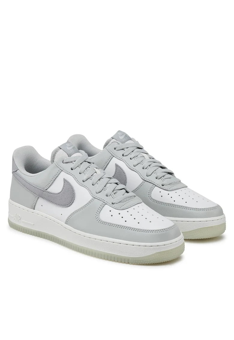 Tenisi barbati,  piele naturala, gri, tehnologie Nike Air