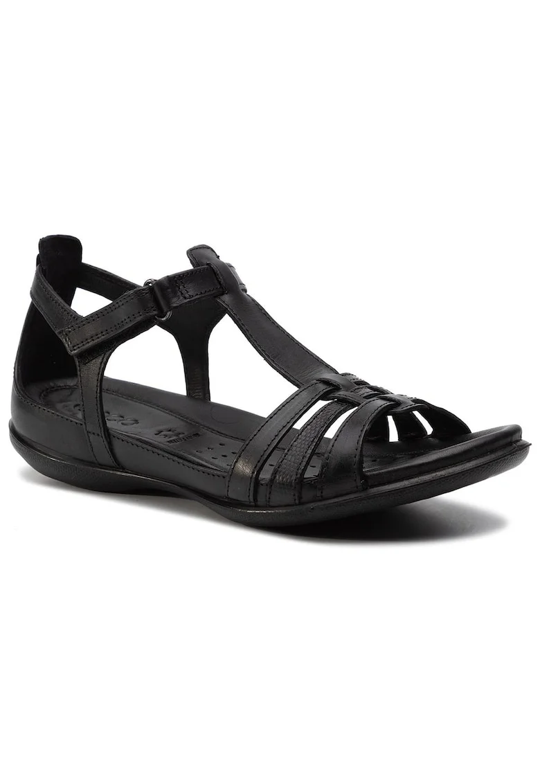 Sandale dama,  piele naturala, negru,