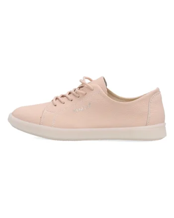 Pantofi sport uni din piele cu aspect granulat