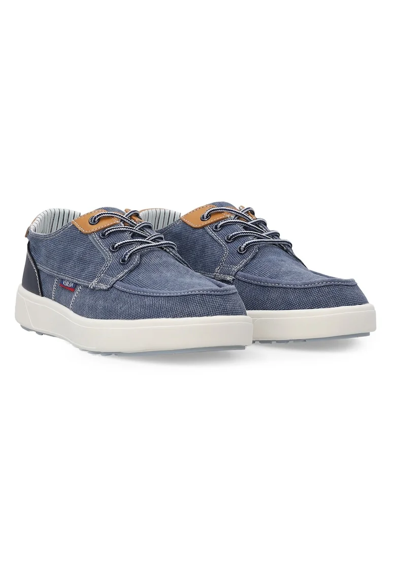 Pantofi din material textil cu varful rotund