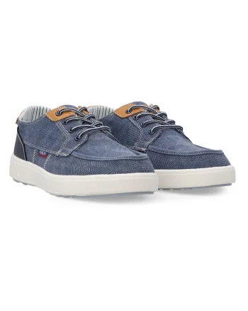 Pantofi din material textil cu varful rotund