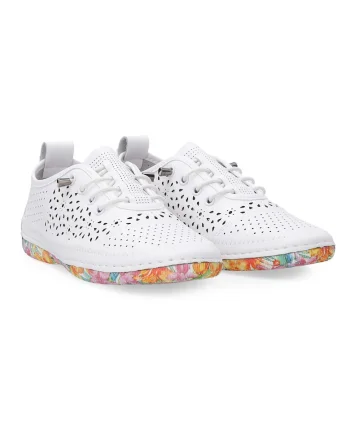 Pantofi sport de piele cu model ajurat
