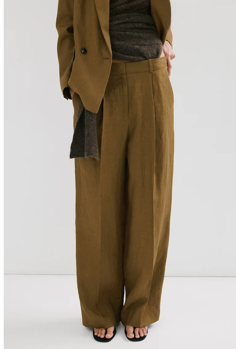 Pantaloni drepti de in, Caramel