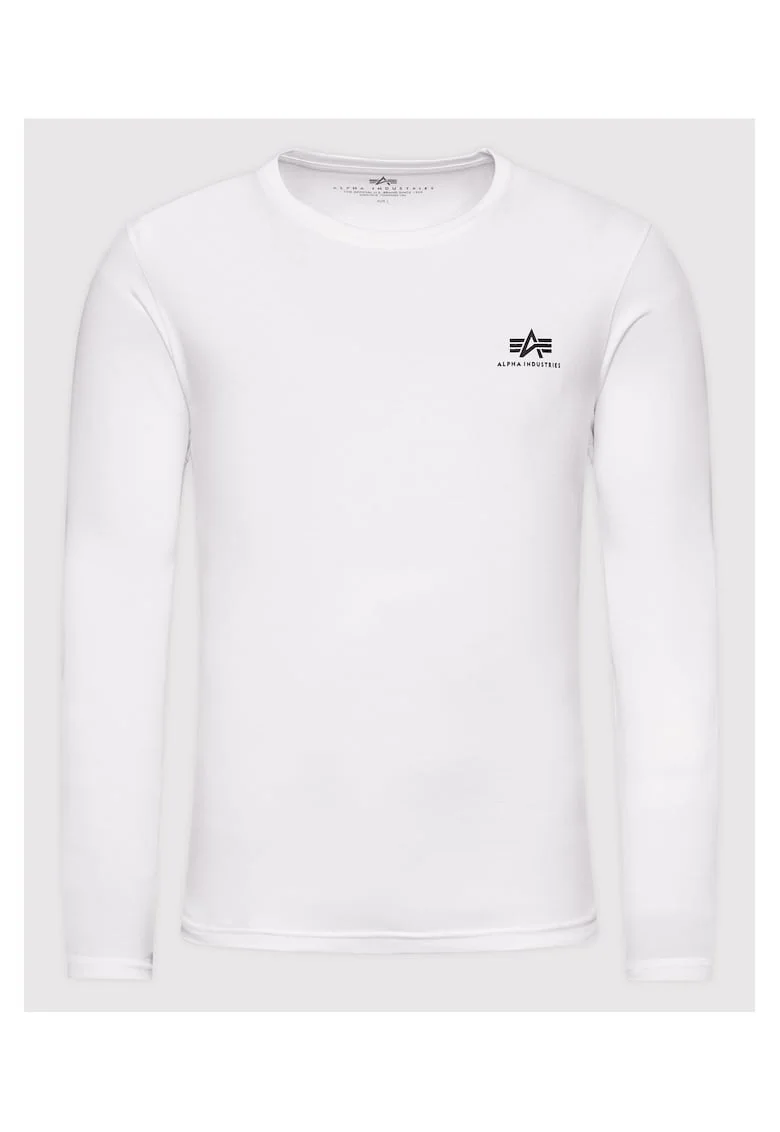 Bluza barbati,  bumbac, alb, Alb