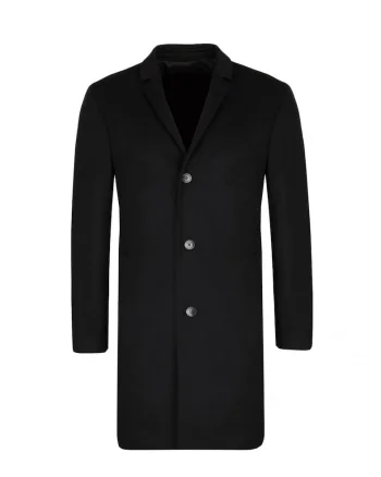 Palton de lana  K10K101243, Negru