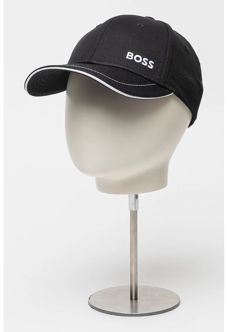 Sapca ajustabila cu logo brodat, Negru