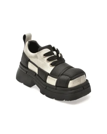 Pantofi sport GRYXX albi, 6882, din piele naturala