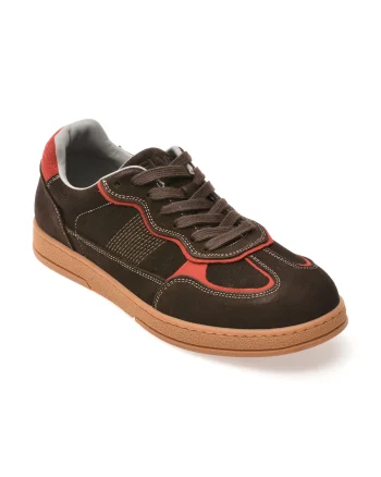 Pantofi sport FLAVIA PASSINI maro, 9715, din piele intoarsa