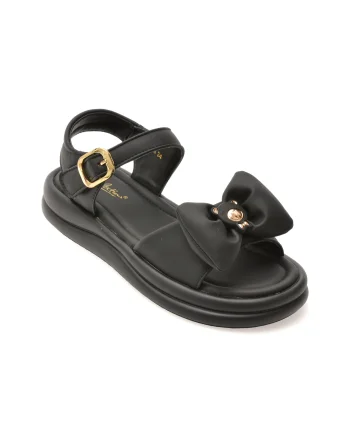 Sandale SELECTION KIDS negre, 25808, din piele ecologica