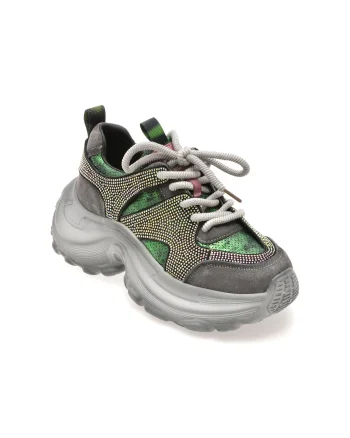 Pantofi sport GRYXX negri, 8585, din piele ecologica