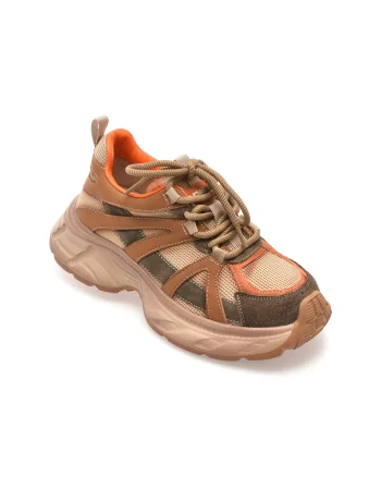 Pantofi sport GRYXX maro, 6928, din material textil