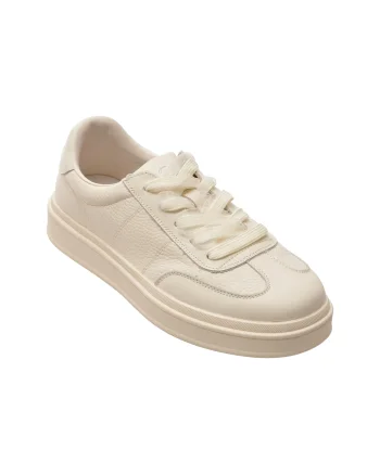 Pantofi sport EPICA albi, C1991, din piele naturala